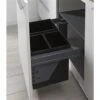 Wesco Abfallsammler SortoMaxx Für 60er Unterschrank Mit Dreifachtrennung 17 + 2 X 8 Liter -Geschirr abfallsammler sortomaxx fuer 60er unterschrank mit dreifachtrennung 17 2 x 8 liter