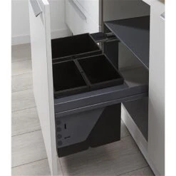 Wesco Abfallsammler SortoMaxx Für 60er Unterschrank Mit Dreifachtrennung 17 + 2 X 8 Liter