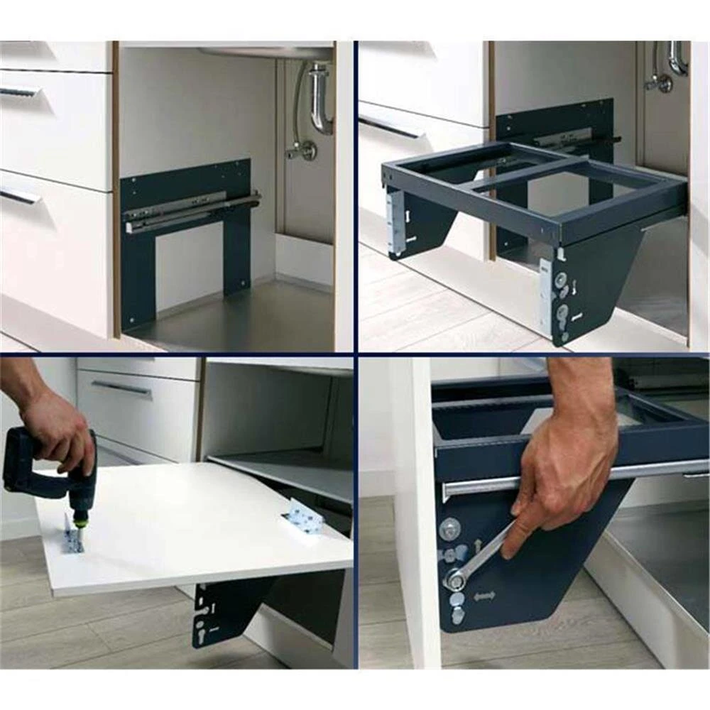 Wesco Abfallsammler SortoMaxx Für 60er Unterschrank Mit Dreifachtrennung 17 + 2 X 8 Liter 4 Wesco Abfallsammler SortoMaxx Für 60er Unterschrank Mit Dreifachtrennung 17 + 2 X 8 Liter – Bild 2