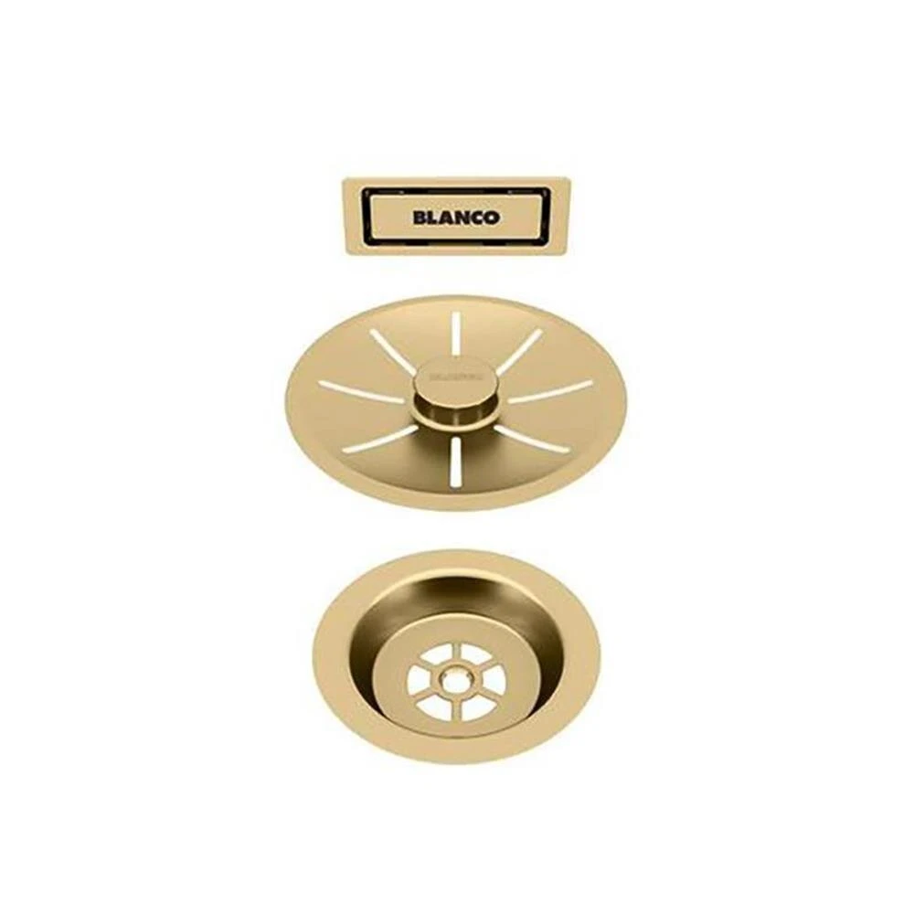 BLANCO Ab- Und Überlaufset (Sichtteile), Für Einzelbecken 3 BLANCO Ab- Und Überlaufset (Sichtteile), Für Einzelbecken