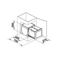 BLANCO Abfallsammler BOTTON Pro 45/2 Manuell 8 BLANCO Abfallsammler BOTTON Pro 45/2 Manuell -Geschirr blanco abfallsammler botton pro 45 2 manuell3