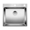 BLANCO Einbaubecken ANDANO 500-IF/A Edelstahl Seidenglanz Mit InFino Ablaufsystem -Geschirr blanco einbaubecken andano 500 if a edelstahl seidenglanz mit infino ablaufsystem