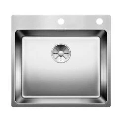BLANCO Einbaubecken ANDANO 500-IF/A Edelstahl Seidenglanz Mit InFino Ablaufsystem