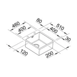 BLANCO Einbaubecken CLARON 400-IF/A Edelstahl Durinox InFino -Geschirr blanco einbaubecken claron 400 if a edelstahl durinox infino5