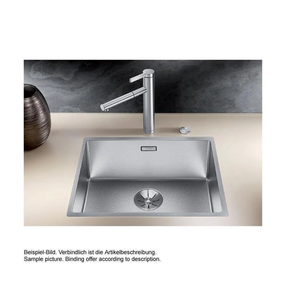 BLANCO Einbaubecken CLARON 500-IF Edelstahl Durinox InFino 4 BLANCO Einbaubecken CLARON 500-IF Edelstahl Durinox InFino – Bild 2