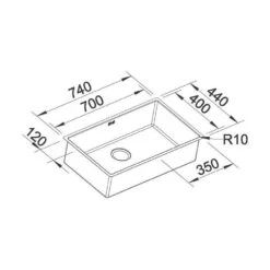 BLANCO Einbaubecken CLARON 700-IF Edelstahl Durinox InFino -Geschirr blanco einbaubecken claron 700 if edelstahl durinox infino5