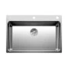 BLANCO Einbaubecken ETAGON 700-IF/A Edelstahl Seidenglanz InFino