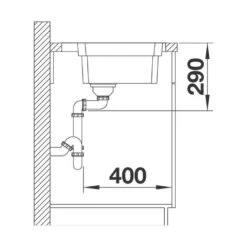 BLANCO Einbaubecken ETAGON 700-IF/A Edelstahl Seidenglanz InFino -Geschirr blanco einbaubecken etagon 700 if a edelstahl seidenglanz infino6