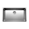 BLANCO Einbaubecken ETAGON 700-IF Edelstahl Seidenglanz InFino -Geschirr blanco einbaubecken etagon 700 if edelstahl seidenglanz infino