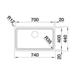 BLANCO Einbaubecken ETAGON 700-IF Edelstahl Seidenglanz InFino 11 BLANCO Einbaubecken ETAGON 700-IF Edelstahl Seidenglanz InFino -Geschirr blanco einbaubecken etagon 700 if edelstahl seidenglanz infino3