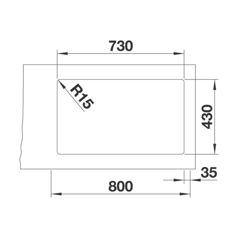 BLANCO Einbaubecken ETAGON 700-IF Edelstahl Seidenglanz InFino 6 BLANCO Einbaubecken ETAGON 700-IF Edelstahl Seidenglanz InFino – Bild 4