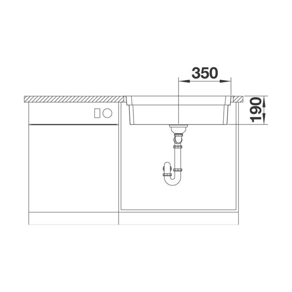 BLANCO Einbaubecken ETAGON 700-IF Edelstahl Seidenglanz InFino 7 BLANCO Einbaubecken ETAGON 700-IF Edelstahl Seidenglanz InFino – Bild 5