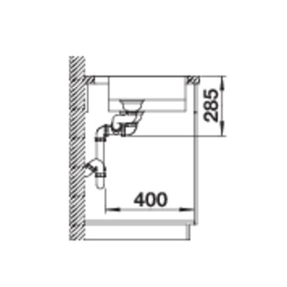 BLANCO Einbaubecken SOLIS 340/180-IF/A Edelstahl Bürstfinish Hauptbecken Rechts 6 BLANCO Einbaubecken SOLIS 340/180-IF/A Edelstahl Bürstfinish Hauptbecken Rechts – Bild 4