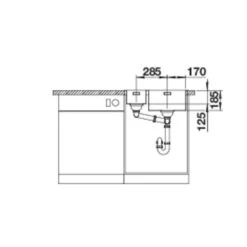 BLANCO Einbaubecken SOLIS 340/180-IF/A Edelstahl Bürstfinish Hauptbecken Rechts 11 BLANCO Einbaubecken SOLIS 340/180-IF/A Edelstahl Bürstfinish Hauptbecken Rechts -Geschirr blanco einbaubecken solis 340 180 if a edelstahl buerstfinish hauptbecken rechts5