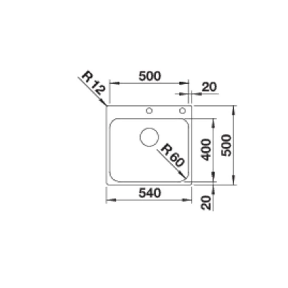 BLANCO Einbaubecken SUPRA 500-IF/A Edelstahl Bürstfinish 4 BLANCO Einbaubecken SUPRA 500-IF/A Edelstahl Bürstfinish – Bild 2