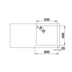 BLANCO Einbaubecken SUPRA 500-IF/A Edelstahl Bürstfinish 9 BLANCO Einbaubecken SUPRA 500-IF/A Edelstahl Bürstfinish -Geschirr blanco einbaubecken supra 500 if a edelstahl buerstfinish3