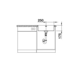 BLANCO Einbaubecken SUPRA 500-IF/A Edelstahl Bürstfinish 11 BLANCO Einbaubecken SUPRA 500-IF/A Edelstahl Bürstfinish -Geschirr blanco einbaubecken supra 500 if a edelstahl buerstfinish5