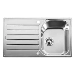 BLANCO Einbauspüle LANTOS 45 S-IF Salto Edelstahl Bürstfinish