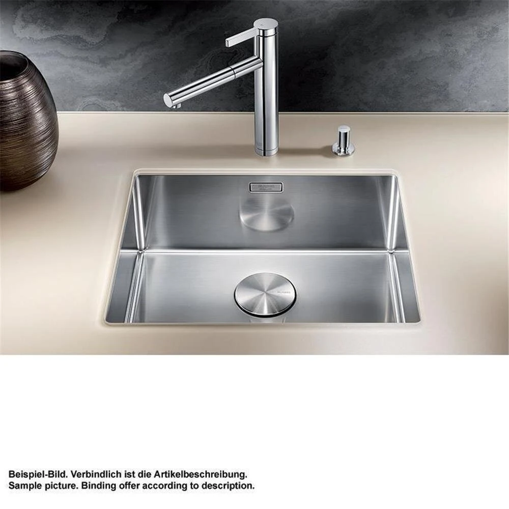 BLANCO Einbauspüle CLARON 550-IF Edelstahl | InFino Ablauf 4 BLANCO Einbauspüle CLARON 550-IF Edelstahl | InFino Ablauf – Bild 2