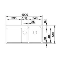 BLANCO Einbauspüle CLARON 6 S-IF Edelstahl | InFino Ablauf -Geschirr blanco einbauspuele claron 6 s if edelstahl infino ablauf6