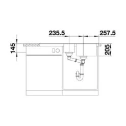 Blanco Einbauspüle CLASSIMO 6 S-IF Edelstahl Bürstfinish -Geschirr blanco einbauspuele classimo 6 s if edelstahl buerstfinish5