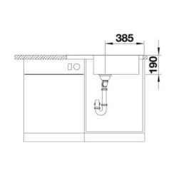 BLANCO Einbauspüle DINAS XL 6 S Compact Edelstahl Bürstfinish -Geschirr blanco einbauspuele dinas xl 6 s compact edelstahl buerstfinish6