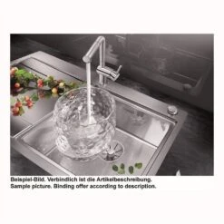 BLANCO Einbauspüle DIVON II 5 S-IF Edelstahl Seidenglanz | InFino Ablauf -Geschirr blanco einbauspuele divon ii 5 s if edelstahl seidenglanz infino ablauf3