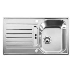 BLANCO Einbauspüle LANTOS 45 S-IF Edelstahl Bürstfinish