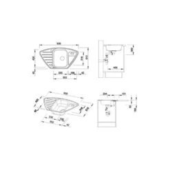 BLANCO Einbauspüle LANTOS 9 E-IF Edelstahl Bürstfinish -Geschirr blanco einbauspuele lantos 9 e if edelstahl buerstfinish3