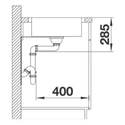 BLANCO Einbauspüle LANTOS XL 6S-IF Compact Edelstahl Bürstfinish Mit Ablauffernbedienung -Geschirr blanco einbauspuele lantos xl 6s if compact edelstahl buerstfinish mit ablauffernbedienung6