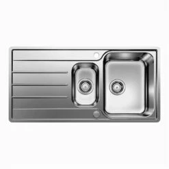 BLANCO Einbauspüle LEMIS 6 S-IF Edelstahl Bürstfinish