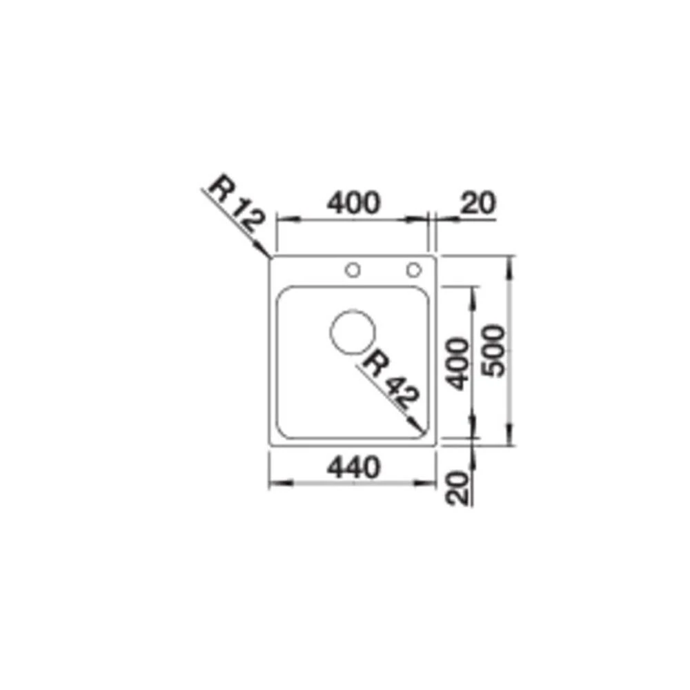 BLANCO Einbauspüle SOLIS 400-IF/A Edelstahl Bürstfinish 4 BLANCO Einbauspüle SOLIS 400-IF/A Edelstahl Bürstfinish – Bild 2