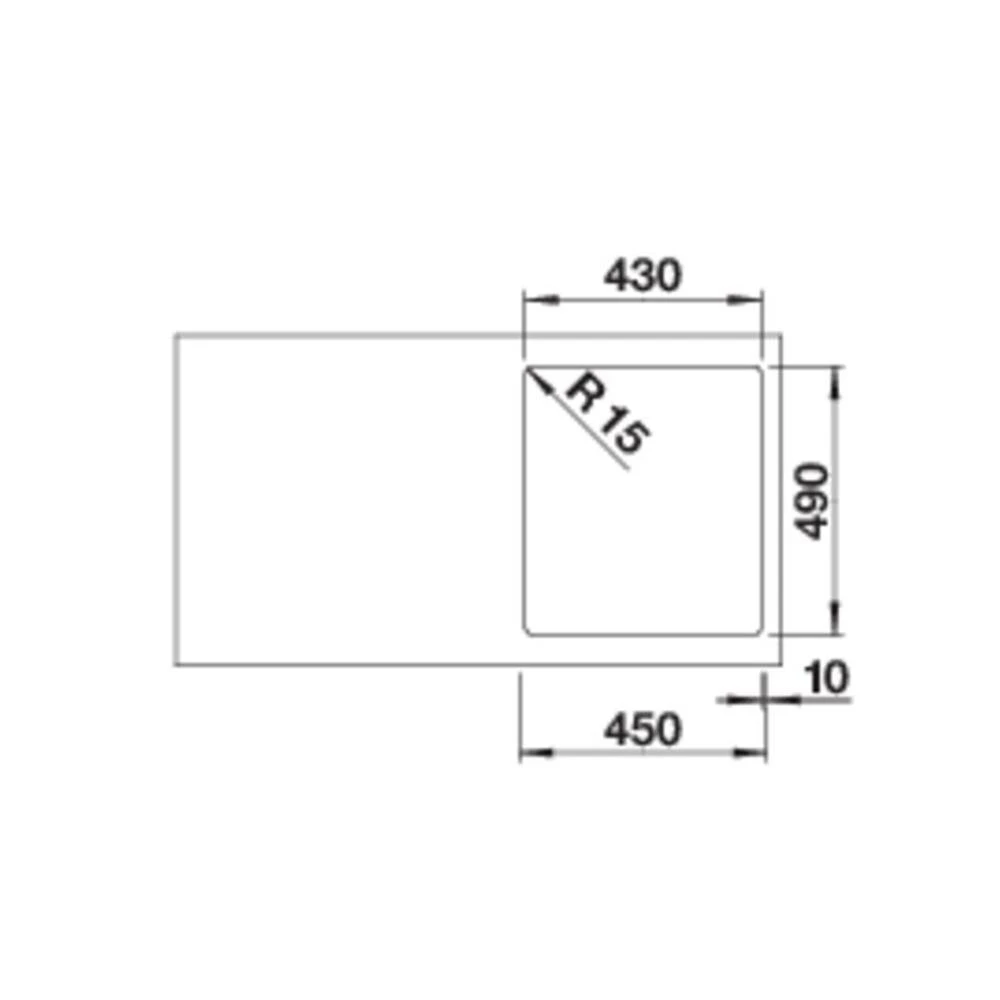 BLANCO Einbauspüle SOLIS 400-IF/A Edelstahl Bürstfinish 5 BLANCO Einbauspüle SOLIS 400-IF/A Edelstahl Bürstfinish – Bild 3