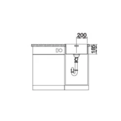 BLANCO Einbauspüle SOLIS 400-IF/A Edelstahl Bürstfinish 11 BLANCO Einbauspüle SOLIS 400-IF/A Edelstahl Bürstfinish -Geschirr blanco einbauspuele solis 400 if a edelstahl buerstfinish5