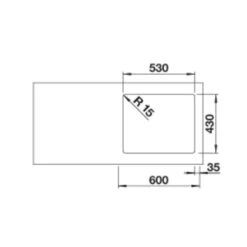 BLANCO Einbauspüle SOLIS 500-IF Edelstahl Bürstfinish -Geschirr blanco einbauspuele solis 500 if edelstahl buerstfinish3