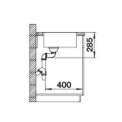 BLANCO Einbauspüle SOLIS 500-IF Edelstahl Bürstfinish -Geschirr blanco einbauspuele solis 500 if edelstahl buerstfinish4