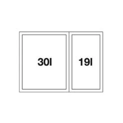 BLANCO FLEXON II 60/2 Einbau-Abfallsammler -Geschirr blanco flexon ii 60 2 einbau abfallsammler3