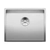BLANCO Unterbaubecken CLARON 500-U Edelstahl Durinox InFino
