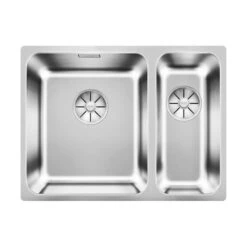 BLANCO Unterbaubecken SOLIS 340/180-U Edelstahl Bürstfinish