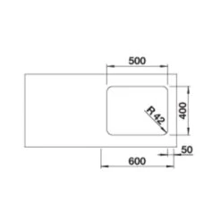 BLANCO Unterbaubecken SOLIS 500-U Edelstahl Bürstfinish -Geschirr blanco unterbaubecken solis 500 u edelstahl buerstfinish3