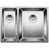 BLANCO Unterbauspüle ANDANO 340/180-U Edelstahl Seidenglanz | InFino Ablauf -Geschirr blanco unterbauspuele andano 340 180 u edelstahl seidenglanz infino ablauf