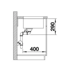 BLANCO Unterbauspüle ANDANO 340/180-U Edelstahl Seidenglanz | InFino Ablauf -Geschirr blanco unterbauspuele andano 340 180 u edelstahl seidenglanz infino ablauf5