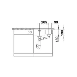 BLANCO Unterbauspüle ANDANO 340/180-U Edelstahl Seidenglanz | InFino Ablauf -Geschirr blanco unterbauspuele andano 340 180 u edelstahl seidenglanz infino ablauf6
