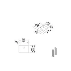 BLANCO Unterbauspüle CLARON 550-U Edelstahl | InFino Ablauf -Geschirr blanco unterbauspuele claron 550 u edelstahl infino ablauf4