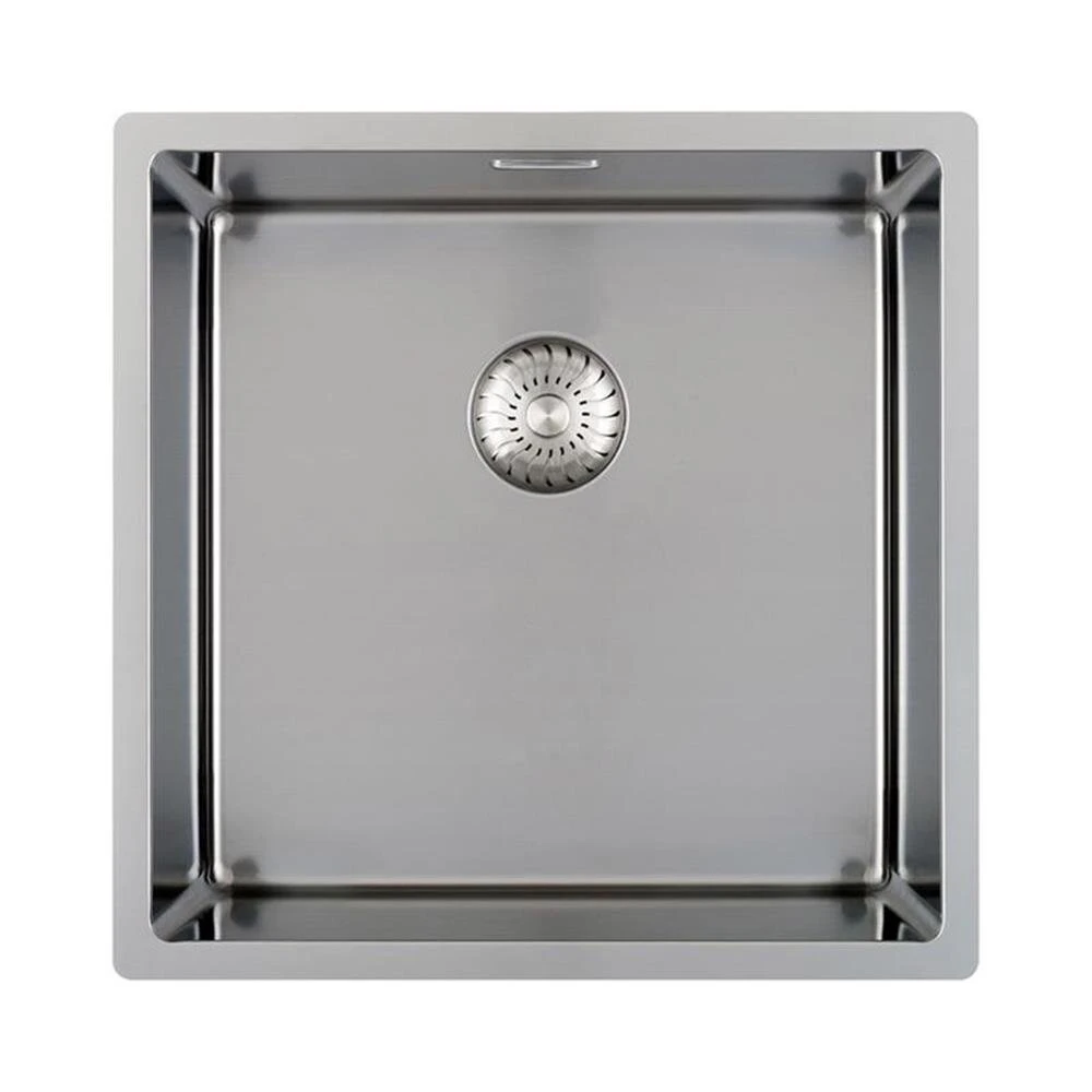 Caressi Einbauspüle CAPPR10 CAPP46D46R10 50 X 50 Cm Edelstahl 3 Caressi Einbauspüle CAPPR10 CAPP46D46R10 50 X 50 Cm Edelstahl