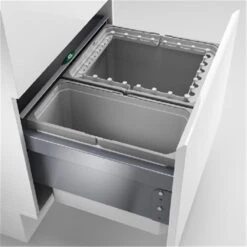 Naber Cox® Base 360 R/600-2, Abfallsammler Für Frontauszüge, Hellgra