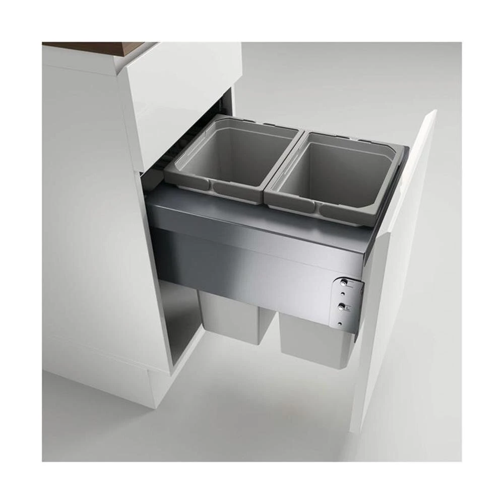 Naber Cox® Base 460 S/400-2, Abfallsammler Für Frontauszüge, Hellgrau 3 Naber Cox® Base 460 S/400-2, Abfallsammler Für Frontauszüge, Hellgrau