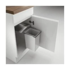 Cox® Beep 400, Abfallsammler Für Schwenktechnik, Hellgrau, H 390 Mm, 10 L