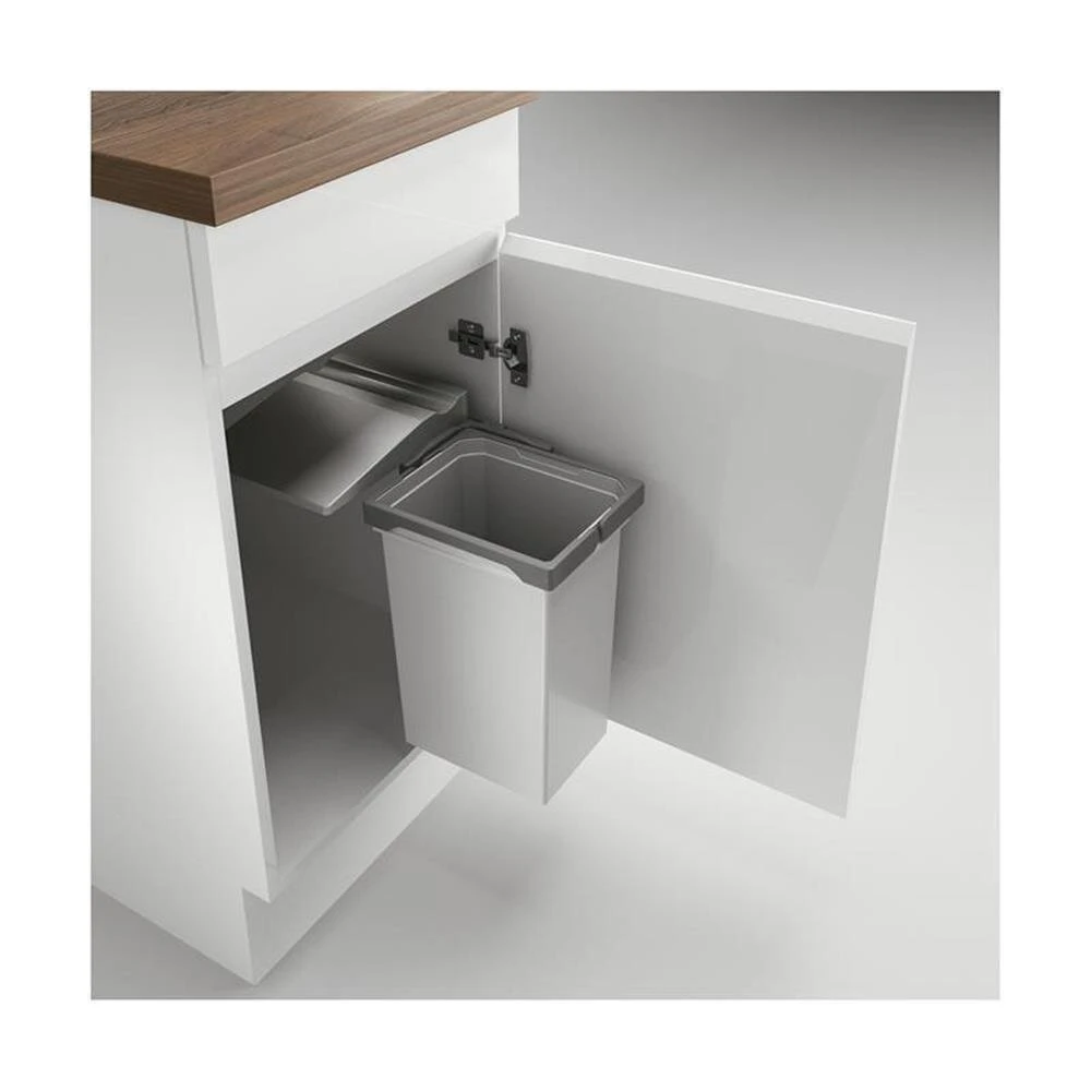 Cox® Beep 400, Abfallsammler Für Schwenktechnik, Hellgrau, H 390 Mm, 10 L 3 Cox® Beep 400, Abfallsammler Für Schwenktechnik, Hellgrau, H 390 Mm, 10 L