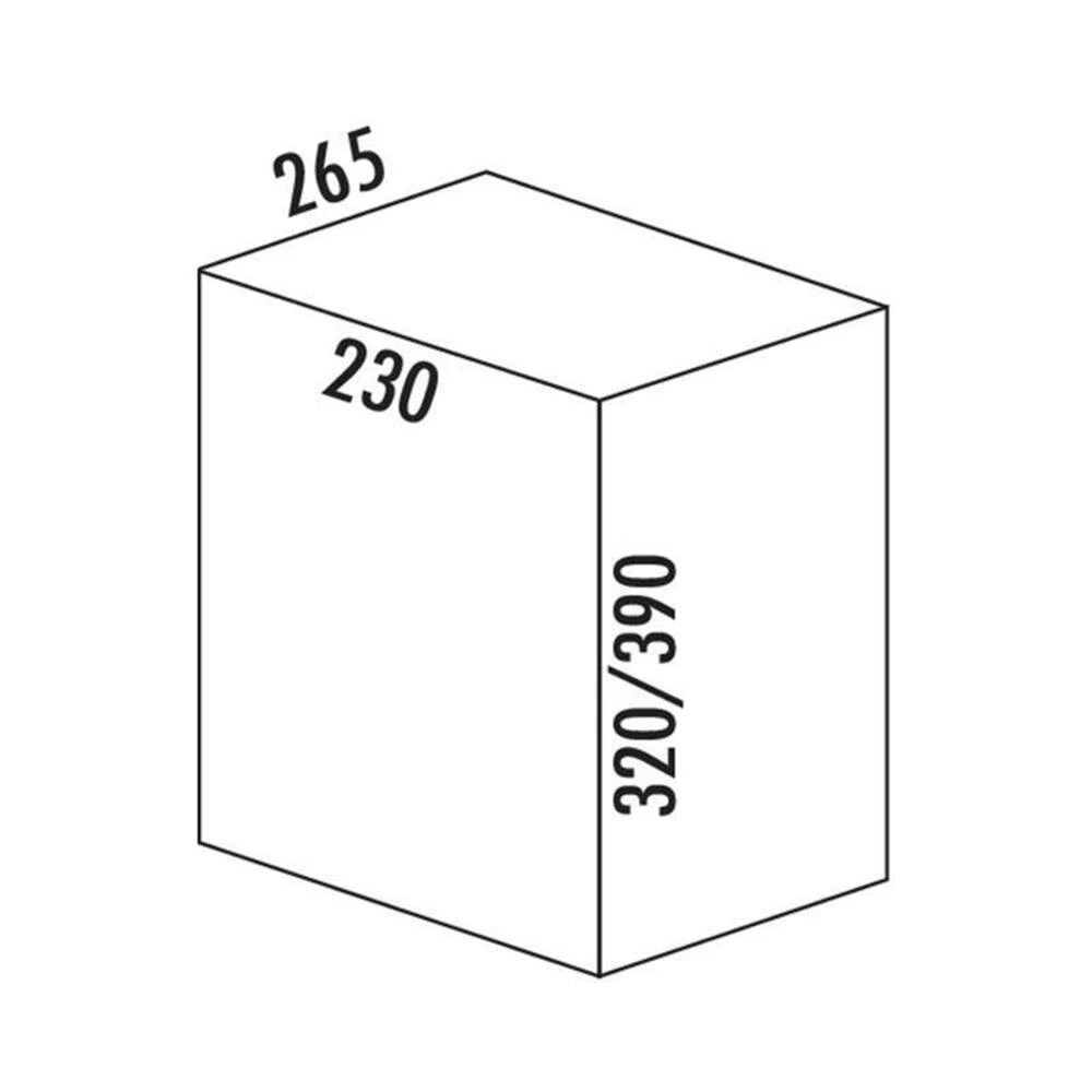 Cox® Beep 400, Abfallsammler Für Schwenktechnik, Hellgrau, H 390 Mm, 10 L 4 Cox® Beep 400, Abfallsammler Für Schwenktechnik, Hellgrau, H 390 Mm, 10 L – Bild 2